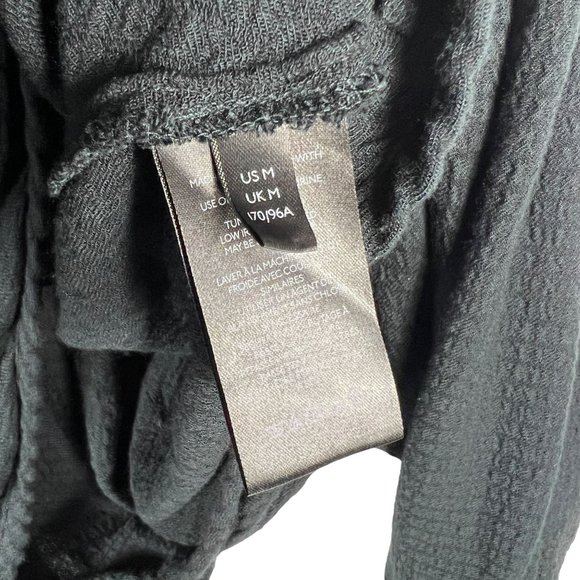 Free People We the Free Rockaway Oversized Crop Long Sleeve Shirt Black Size M - Picture 5 of 11